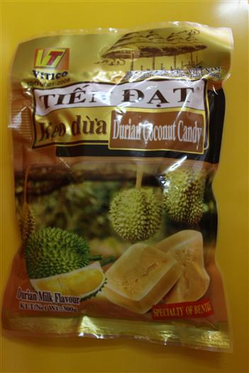 Kẹo dừa xá Sầu riêng 300gr