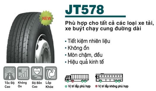 Lốp bền bỉ Jinyu con voi  JT578