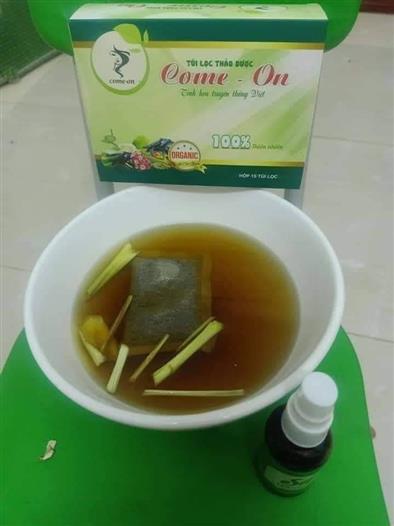 HƯỚNG DẪN XÔNG VIÊM NGỨA PHỤ KHOA TẠI NHÀ- COME-ON Product photo